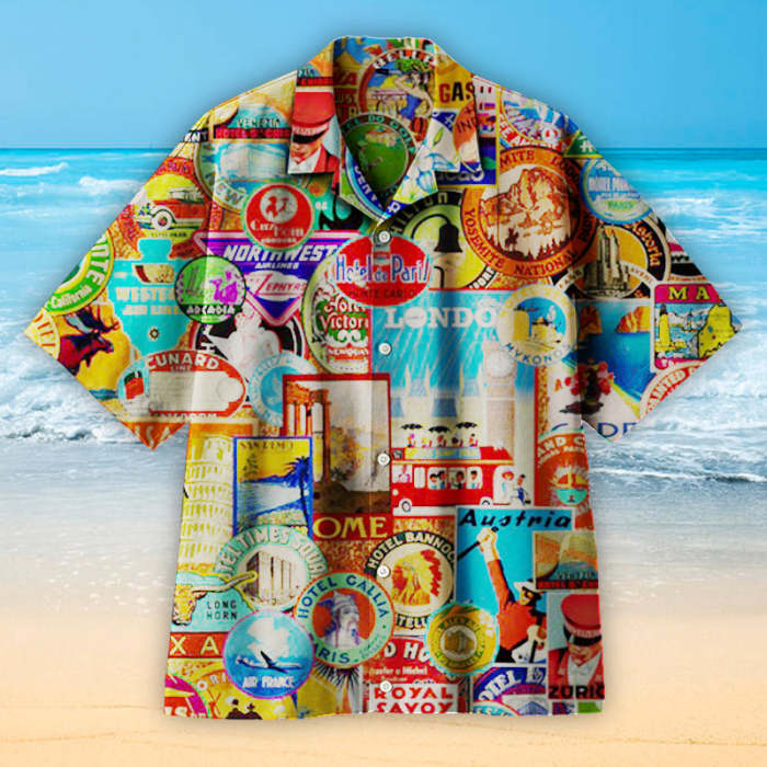 World of Travel Universal Hawaiian Shirt