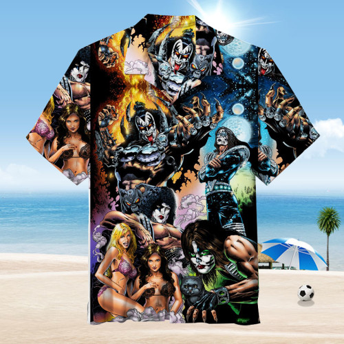 Kiss Band | Hawaiian Shirt