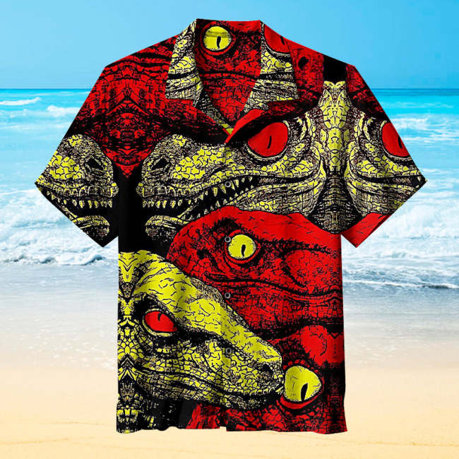 Trippy Dinosaur |Universal Hawaiian Shirt