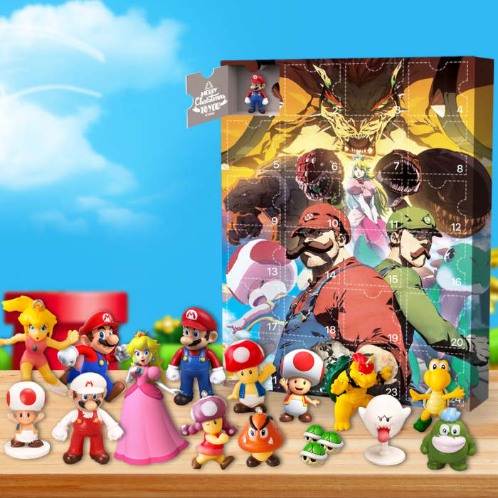 2024 Mario Advent Calendar -- The One With 24 Little Doors