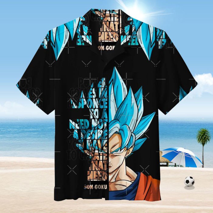 Son Goku - Dragon Ball  |Unisex Hawaiian Shirt