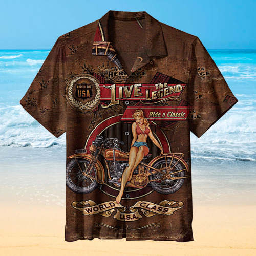 Vintage Motorcycle |Universal Hawaiian Shirt