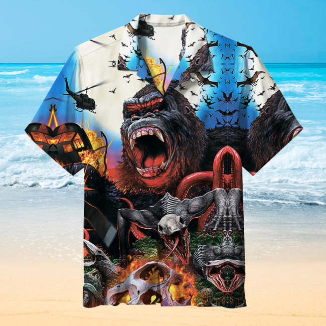 Kong Skull Island|Universal Hawaiian Shirt