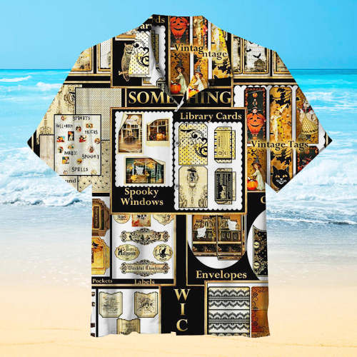 SOMETHING WICKED Halloween Mini Book |Universal Hawaiian Shirt