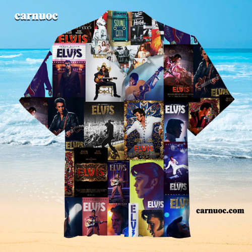 ELVIS Lives Collage| Universal Hawaiian Shirt