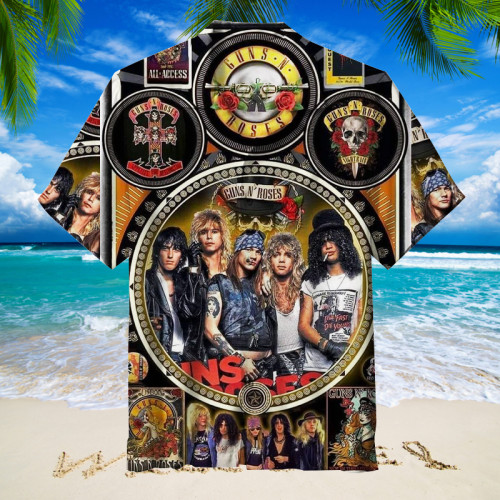 Guns N' Roses | Unisex Hawaiian Shirt