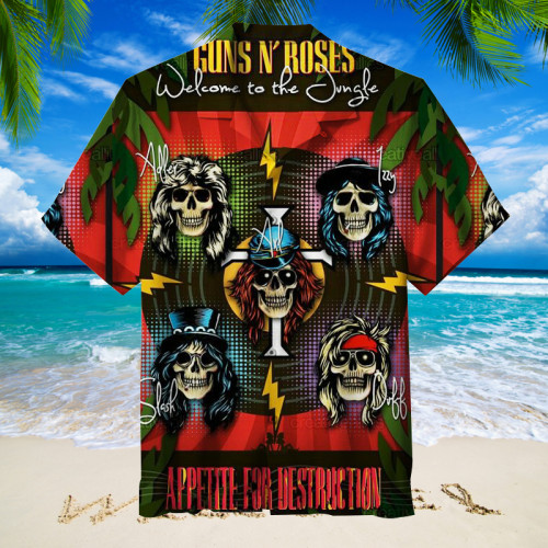 Guns N' Roses | Unisex Hawaiian Shirt