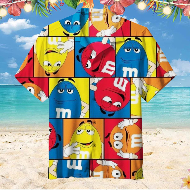 M&M'S chocolate beans Hawaiian Shirt