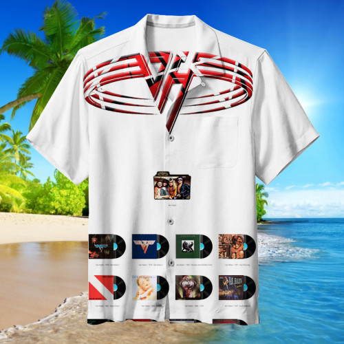 van halen album Hawaiian Shirt