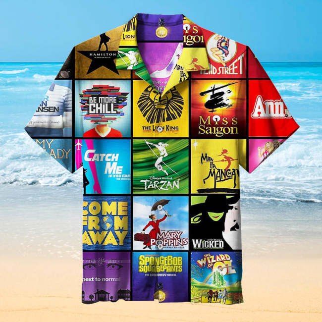 Favorite Musicals Broadway Shows |Universal Hawaiian Shirt