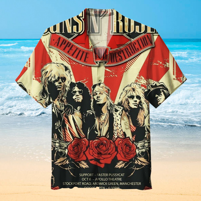 Guns N' Roses  |Unisex Hawaiian Shirt