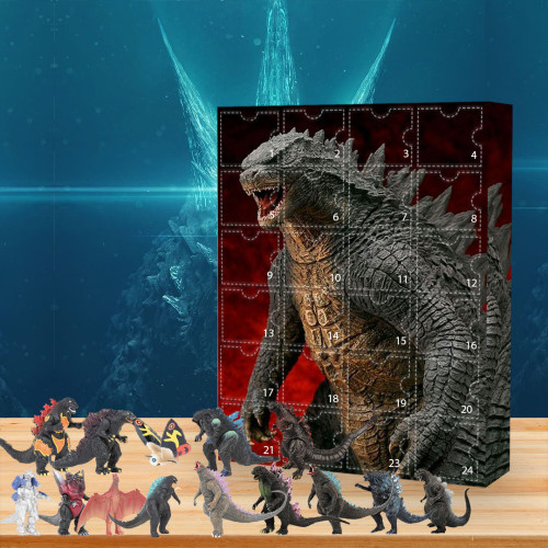 Godzilla Advent Calendar -- The One With 24 Little Doors