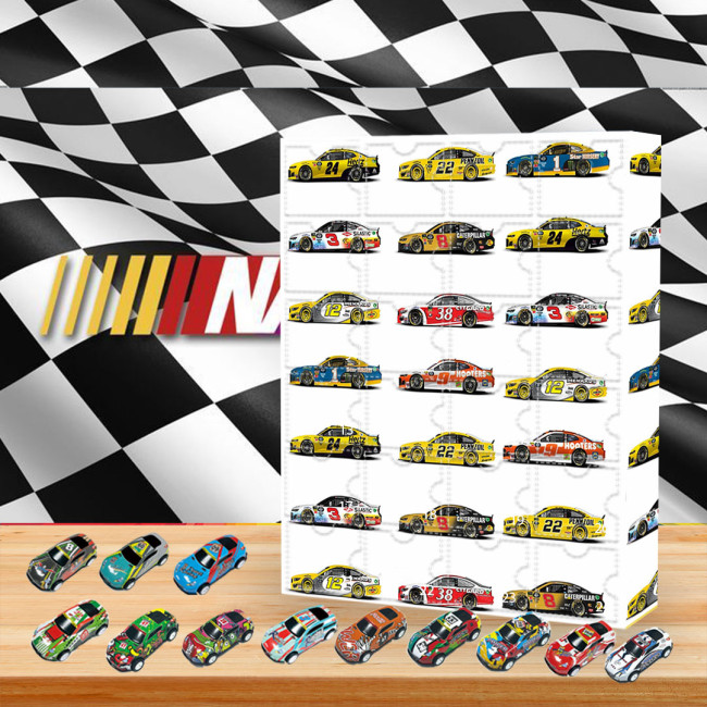 NASCAR Advent Calendar -- The One With 24 Little Doors