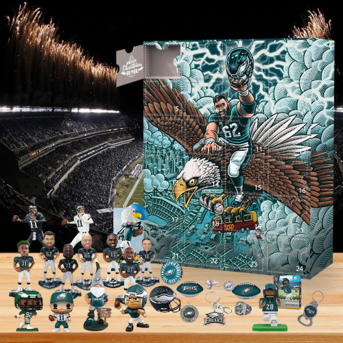 Philadelphia Eagles Advent Calendar -- The One With 24 Little Doors