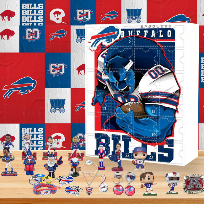 Buffalo Bills Advent Calendar -- The One With 24 Little Doors