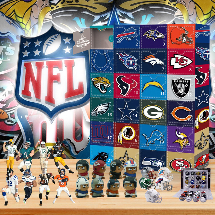 NFL Advent Calendar -- The One With 24 Little Doors