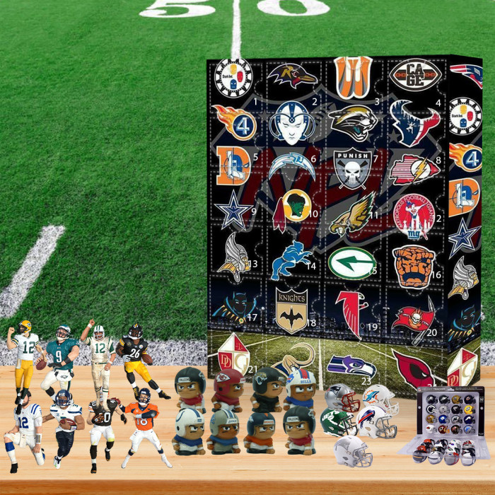 NFL Advent Calendar -- The One With 24 Little Doors