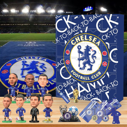 Chelsea Football Advent calendar-- The One With 24 Little Doors