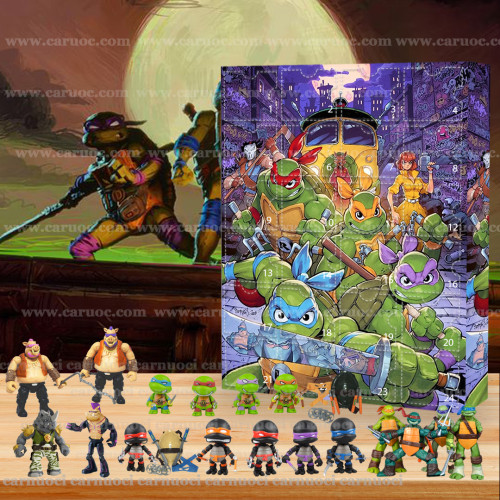 Teenage Mutant Ninja Turtles Advent Calendar -- The One With 24 Little Doors