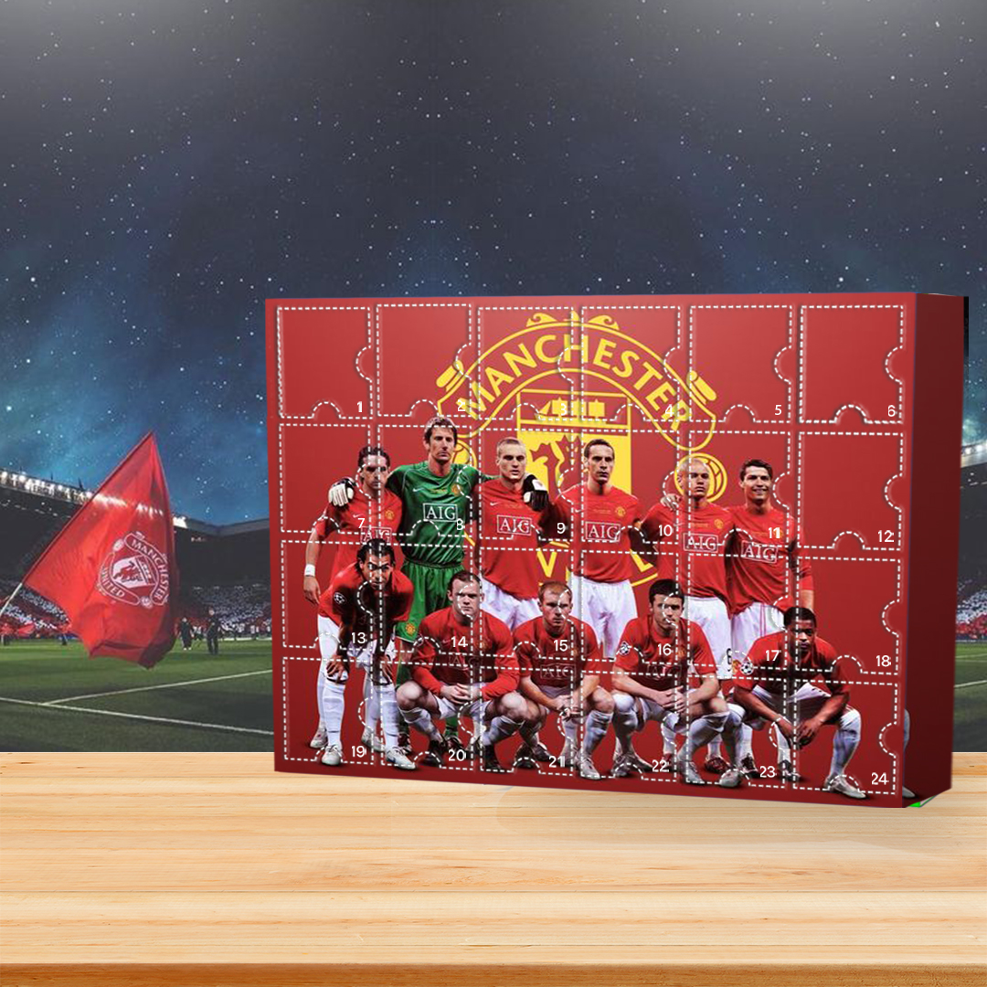 2024 Manchester United Football Club Advent calendar 24 days countdown