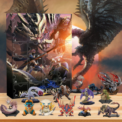 Monster Hunter Advent calendar-- The One With 24 Little Doors