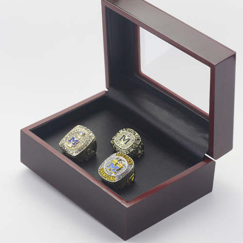 NCAA 1997 2025 2025 University of Michigan Wolverines Championship Ring Set 3 Pieces