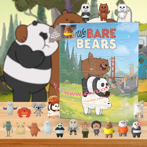 We Bare Bears Advent Calendar --   🎁24 Gifts Are In It