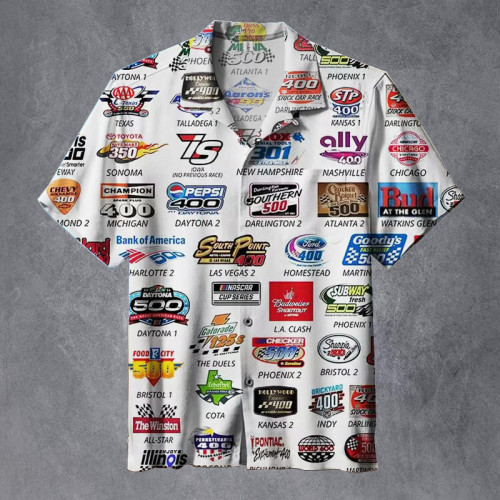 NASCAR SCHEDULE |  Hawaiian Shirt