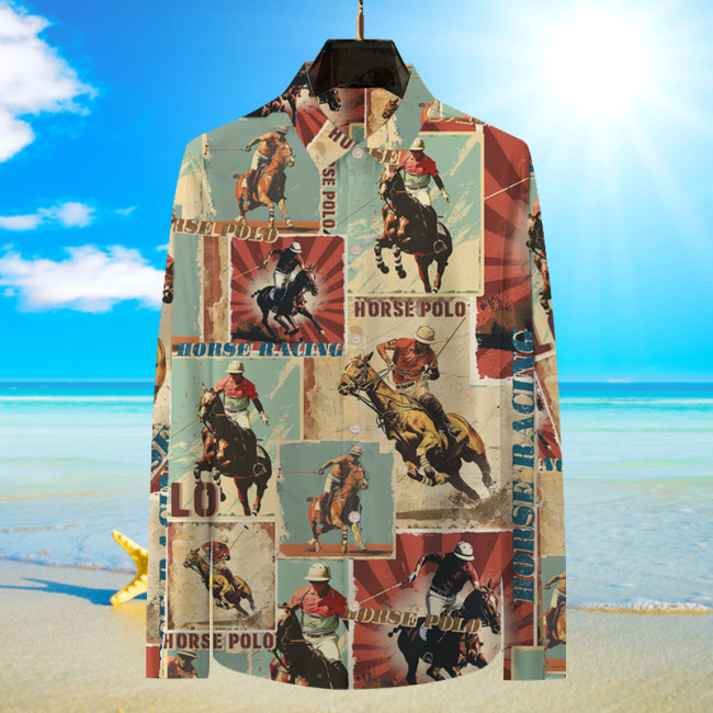 HORSE POLO SPORT | Long Sleeve Shirt