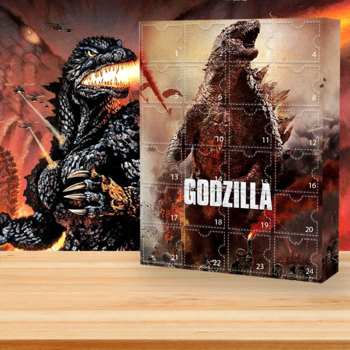 Godzilla Advent Calendar -- The One With 24 Little Doors