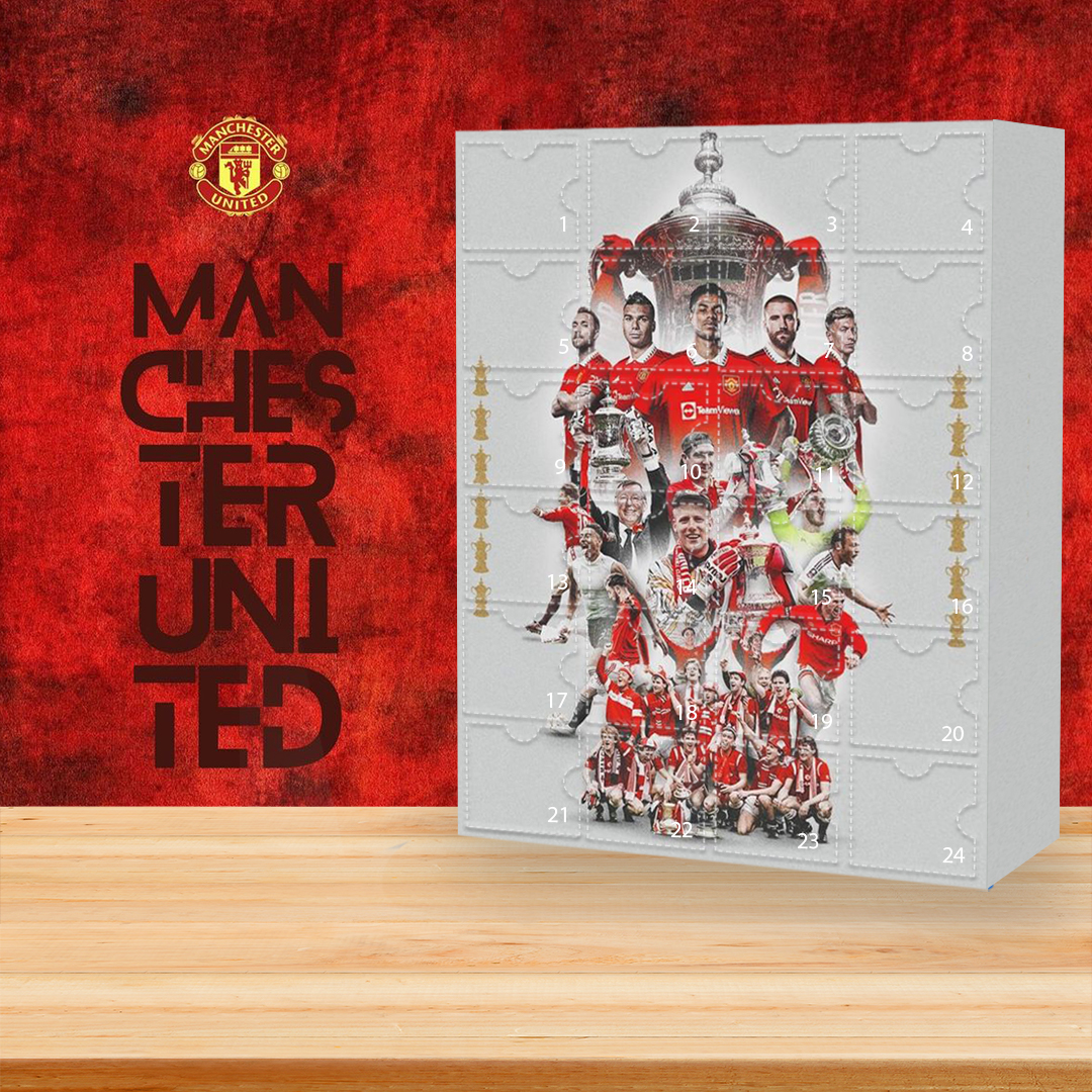 Manchester United Football Club Advent calendar 24 days countdown