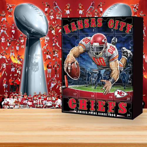 Kansas City Chiefs Advent Calendar🎁24 Gifts Are In It