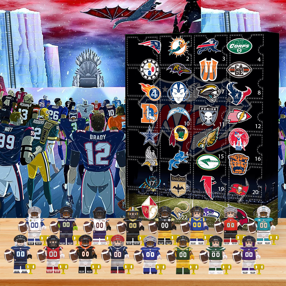 NEW LEGO NFL Advent Calendar 🎁24 Gifts Are In It