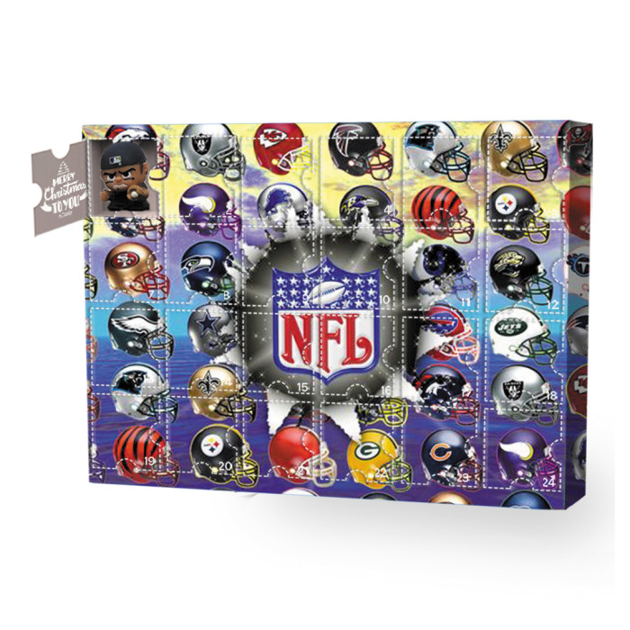 NEW NFL Advent Calendar -- The One With 24 Little Doors