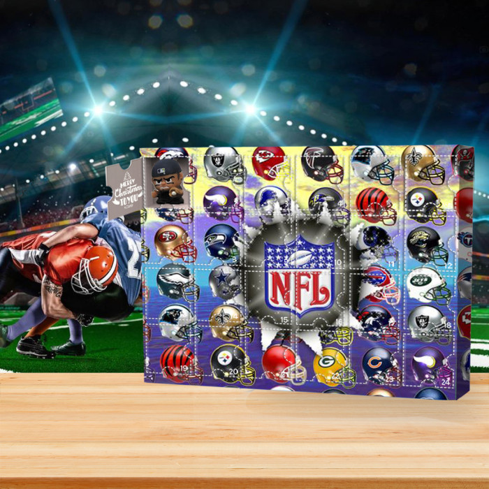 NEW NFL Advent Calendar -- The One With 24 Little Doors