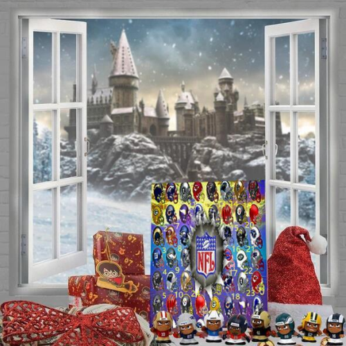 NEW NFL Advent Calendar -- The One With 24 Little Doors