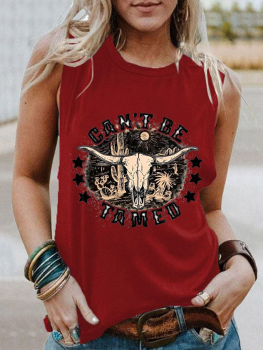 CAN'T BE TAMED-Women's Print Vest