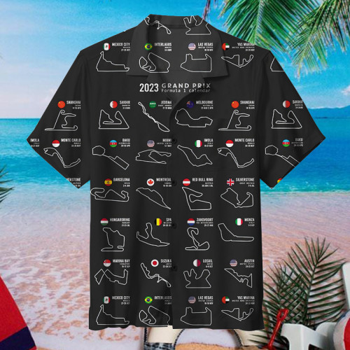 2023 GRAND PRIX FORMULA 1 |  Hawaiian Shirt