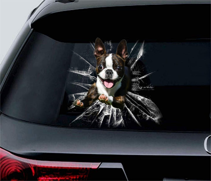 Swavecat Boston Terrier Peeking Stickers - 50PCS Vinyl Decals For Water Bottles, Laptops, Gifts & Crafts - View #6