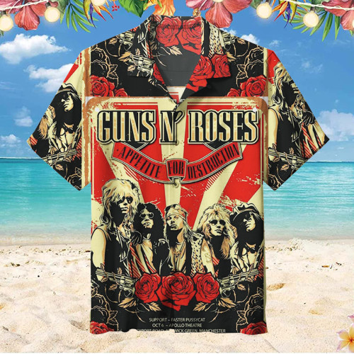 Guns N' Roses | Unisex Hawaiian Shirt