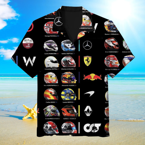 Formula 1 drivers | Unisex Hawaiian Shirt