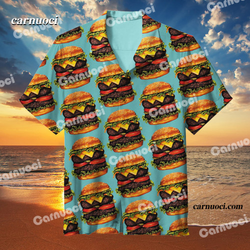 FAST FOOD MENU with Cheeseburger | Hawaiian Shirt