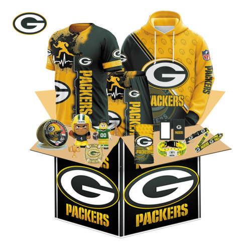 Green Bay Packers Exclusive BOX – The Best Gifts Pack for NFL Fans