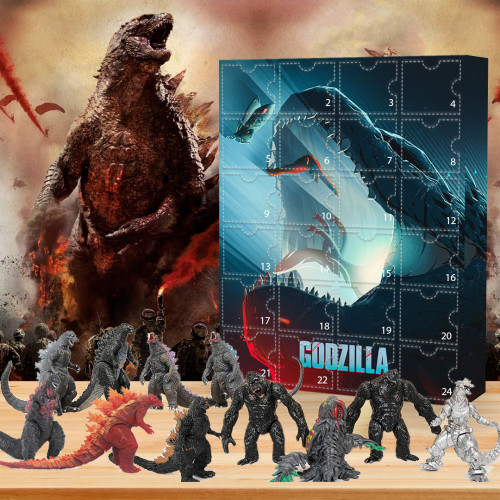 Godzilla Advent Calendar -- The One With 24 Little Doors
