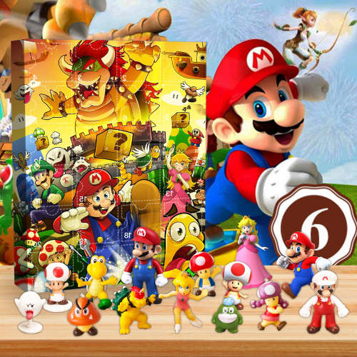 Mario Advent Calendar -- The One With 24 Little Doors
