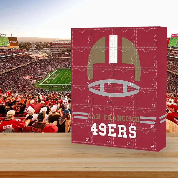 San Francisco 49ers Advent calendar-- The One With 24 Little Doors
