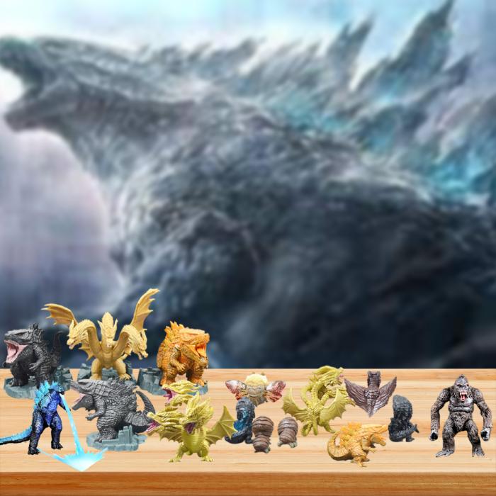 Godzilla Advent Calendar -- The One With 24 Little Doors