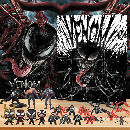 NEW Venom Advent calendar-- The One With 24 Little Doors