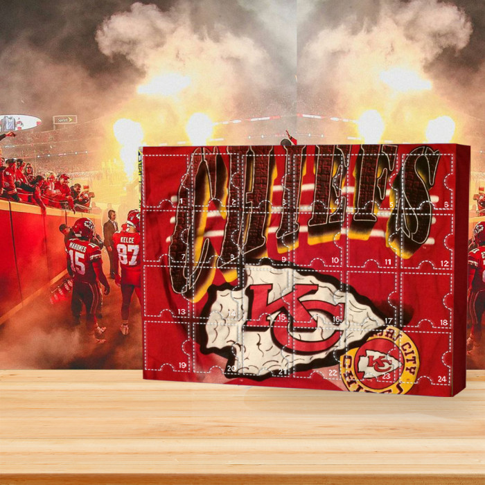 Kansas City Chiefs Advent Calendar🎁24 Gifts Are In It