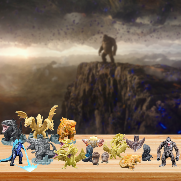 Godzilla Advent Calendar -- The One With 24 Little Doors